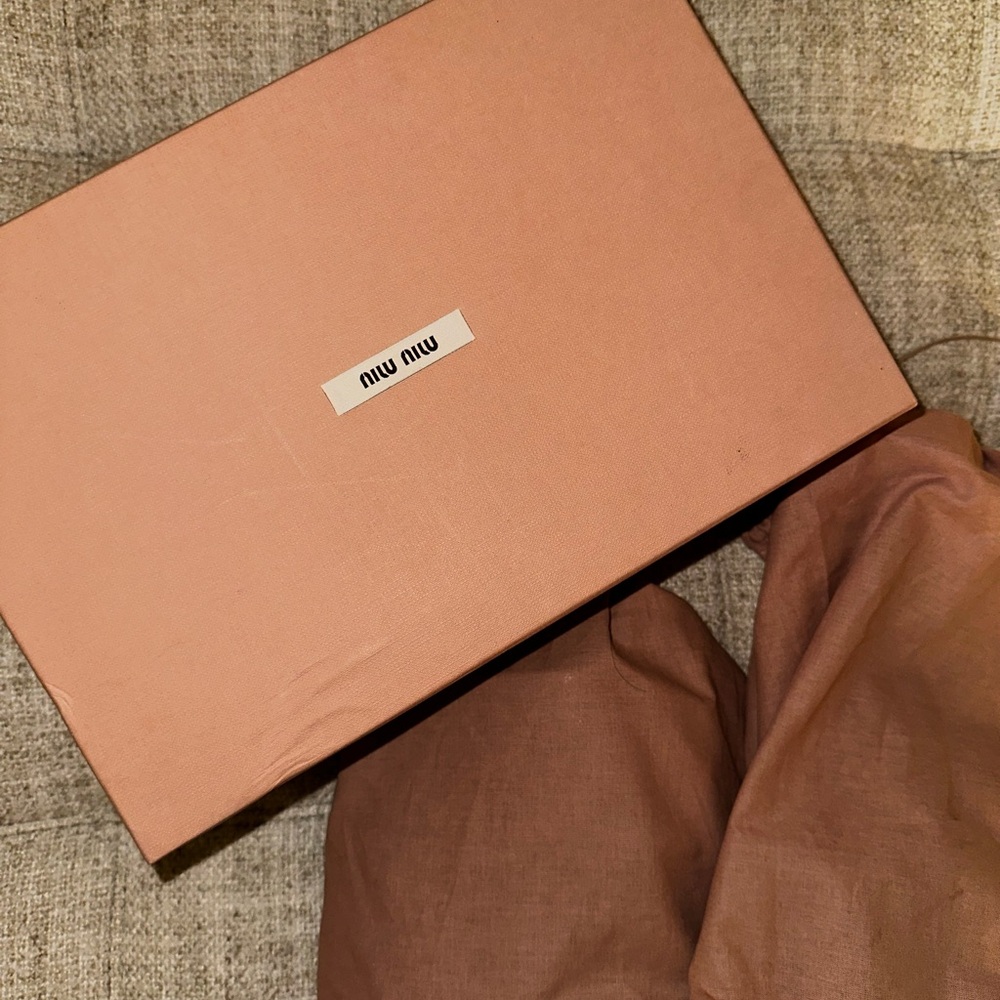 Miu Miu Brown Leather Ankle Boots - Picture 4 of 5